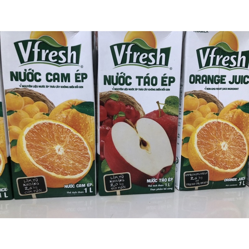 Nước táo ép VFresh 1l