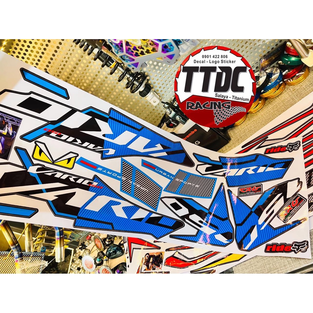 [ Giá 1 bộ ] Tem Decal Vario mẫu zin đủ màu ✌🇹🇭
