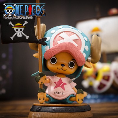 [Ảnh thật] Mô hình Chopper chibi cute băng mũ rơm Luffy - One Piece