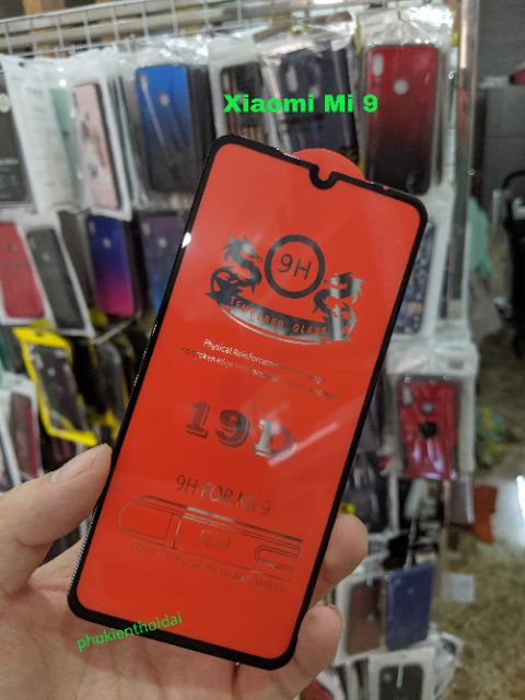 Cường lực 19D Xiaomi Mi 9 / Mi CC9 full màn full keo ôm màn 2.5D cao cấp chất đẹp