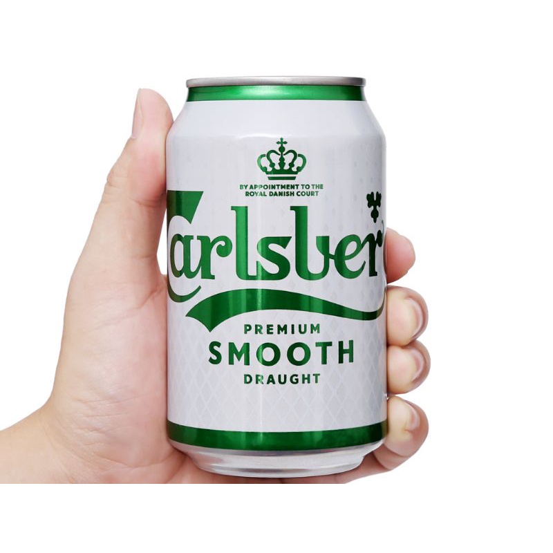 THÙNG BIA CARLSBERG ĐAN MẠCH ( 330ML X 24 LON )