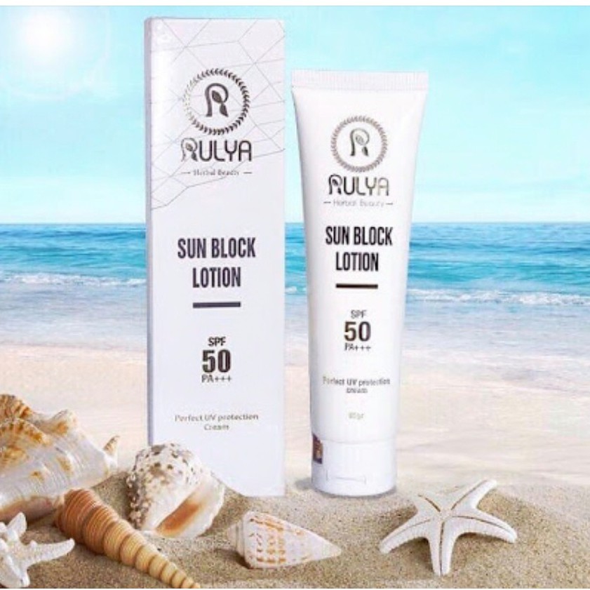 Kem Chống Nắng RULYA SUN BLOCK LOTION An Toàn Cho Mọi Loại Da