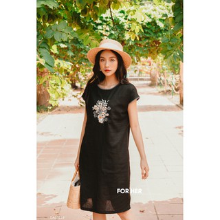 Đầm thêu suông DA0310