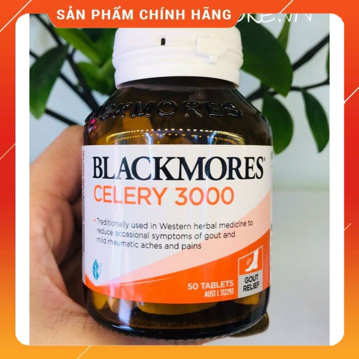 Blackmores Celery 3000mg 🔥𝐍𝐄𝐖🔥Viên uống phòng bệnh và hỗ trợ Gout 50 viên