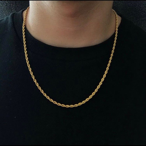 DÂY CHUYỀN HIPHOP ROPE CHAIN THÉP KHÔNG GỈ UNISEX CỰC BỀN BỈ  3MM BY MAMA KING