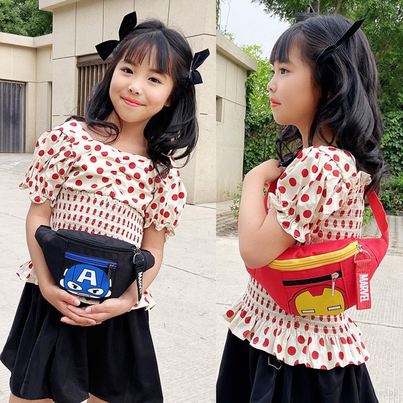 Túi Đeo Chéo Ngực Đựng Tiền Xu Thời Trang Mới Mẻ Cho Bé Trai Bé Gái