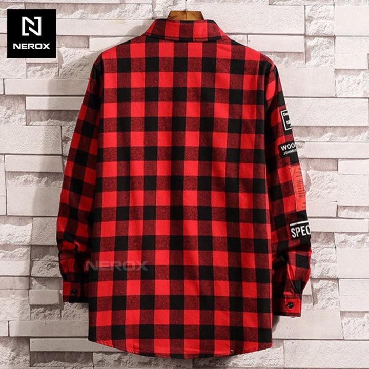 Áo khoác sơ mi caro NER - AKC - 305, áo sơ mi unisex – NEROX | BigBuy360 - bigbuy360.vn