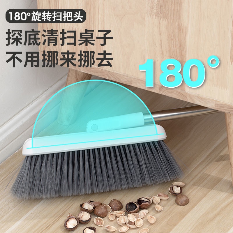 Bộ chổi và đồ hốt rác chống dính có thể gấp gọn tiện dụng