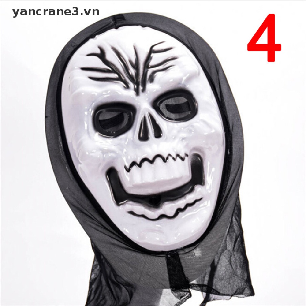 Mặt Nạ Hóa Trang Halloween Hình Ma Kem Đáng Sợ 3.vn} yancrane3