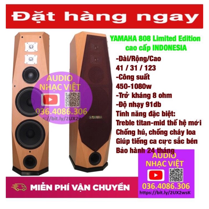 [HCM]LOA YAMAHA 808 LIMITED EDITION BẢN GIỚI HẠN CAO CẤP NHẬP KHẨU INDONESIA ÂM THANH VƯỢT TRỘI