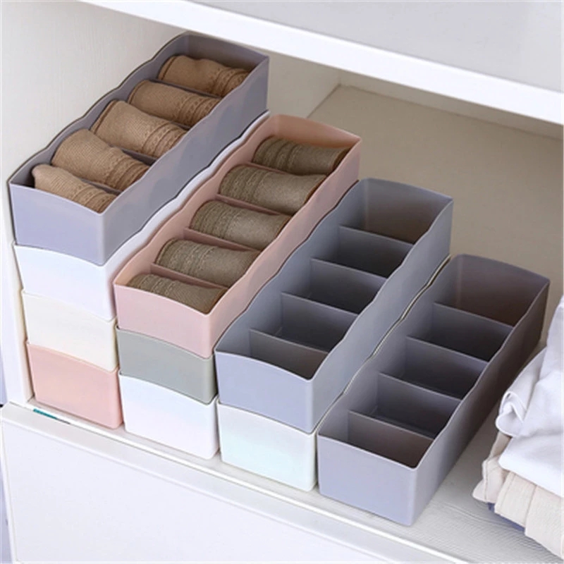 Hộp nhựa 5 ngăn đựng đồ lót tiện dụng