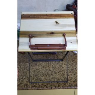 Kệ chân sắt sơn tĩnh điện.không sét không rĩ.mặt gỗ có kẹp