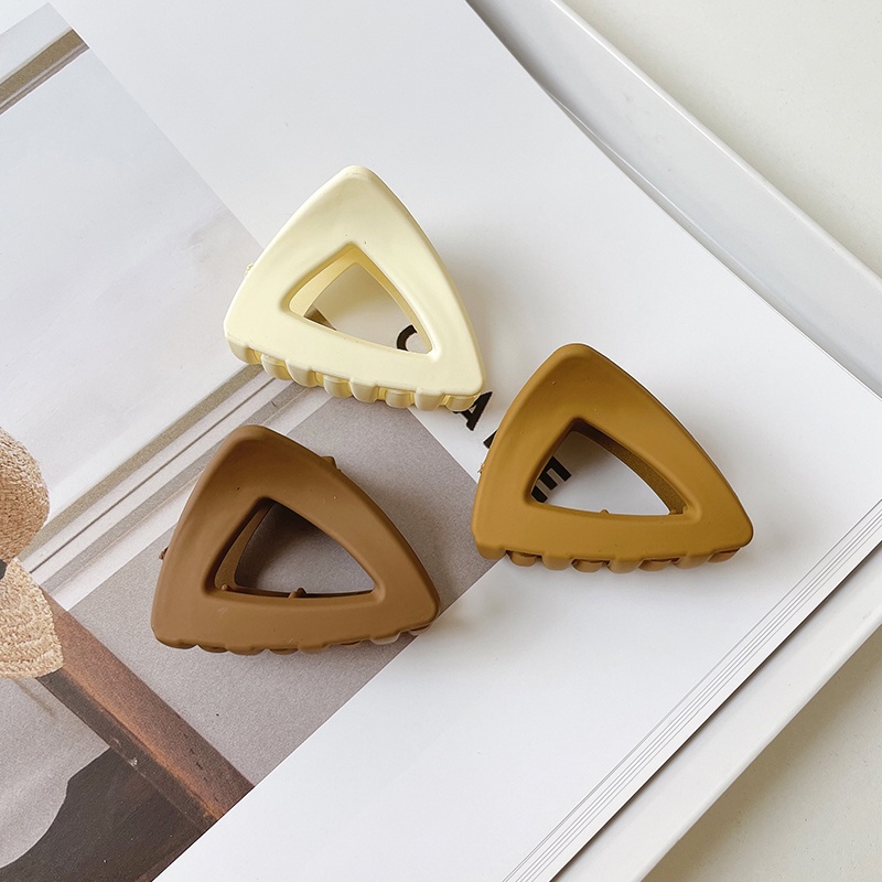 Kẹp Tóc Đuôi Ngựa Màu Nâu Trơn Thời Trang Dành Cho Nữ