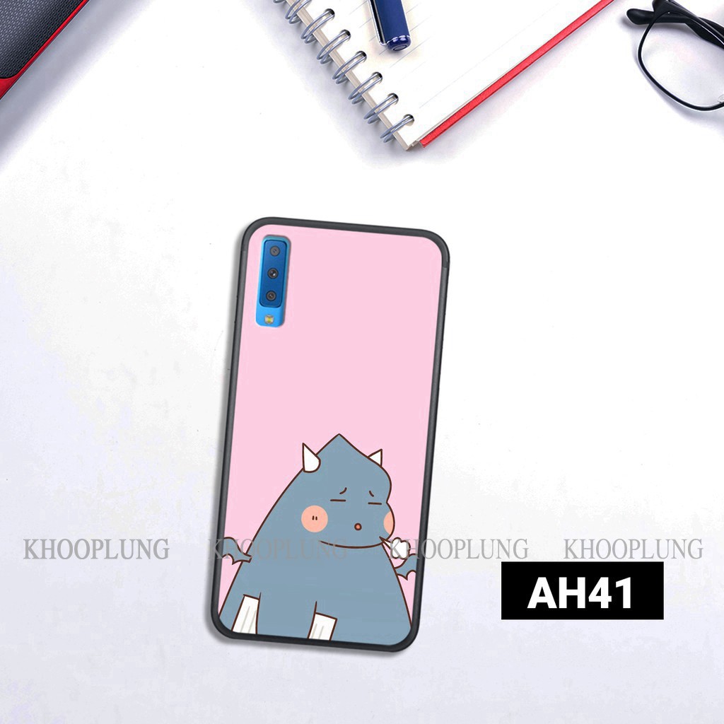 [SALE] Ốp lưng Samsung Galaxy A750/ A7 2018 - A9 2018 in hình khủng long nhỏ siêu cute