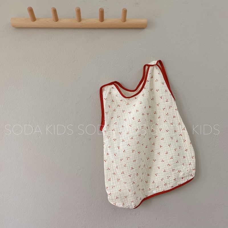 (Hàng thiết kế) Túi mặc đi ngủ cho bé vải xô Muslin (Nhiều màu )