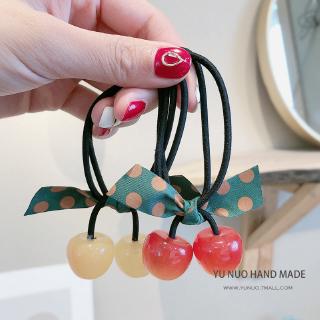 Dây Buộc Tóc Hình Quả Cherry Xinh Xắn Dành Cho Nữ