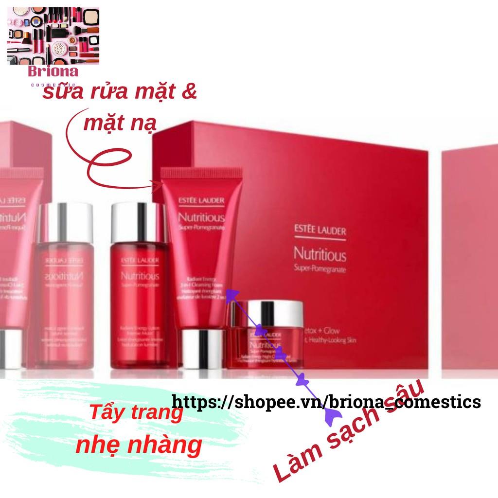 Sữa rửa mặt dưỡng da Estee Lauder Nutritious Super Pomegranate- Radiant Energy 2-in-1 Cleansing Foam 30ml