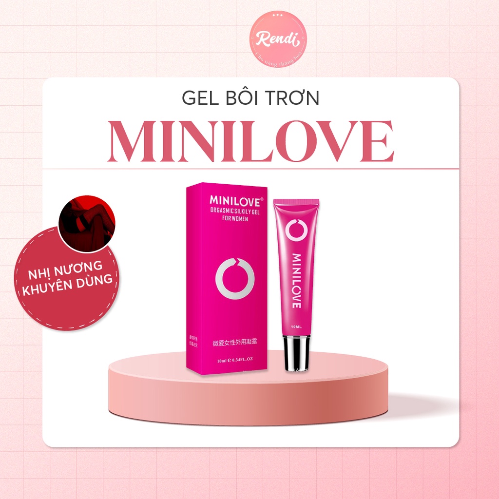 Gel bôi trơn MINILOVE 10ml | Rendi Store