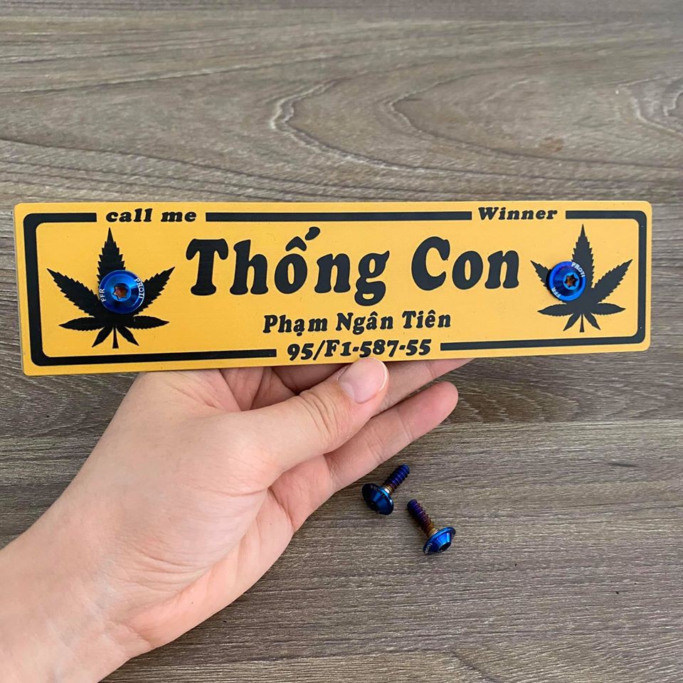 Bảng tên xe máy kiểu Thái - Thiết kế theo yêu cầu - SH02