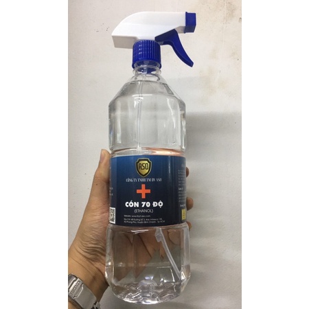 ❤ CHAI 1L Dung dịch sát khuẩn Cồn 70 độ ASO  chai 500ml 1000ml CỒN Y TẾ ETHANOL DẠNG XỊT 500ml 1000ml ASO