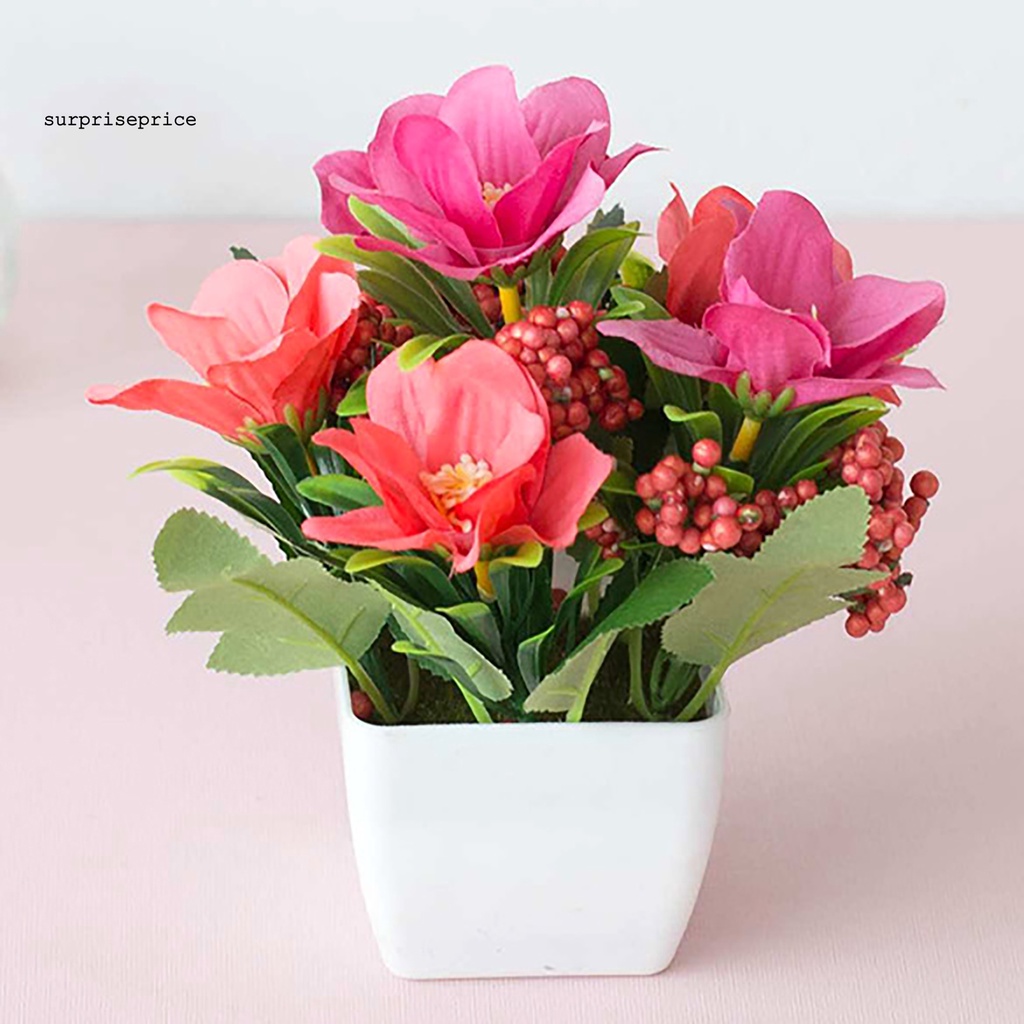 Cây cảnh nhân tạo bằng nhựa dùng cho trang trí để bàn tươi mát