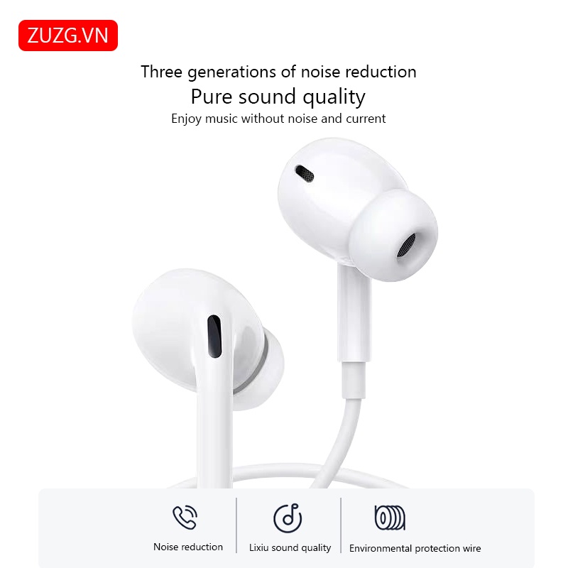 Tai nghe 3.5mm chống ồn ZUZG E03