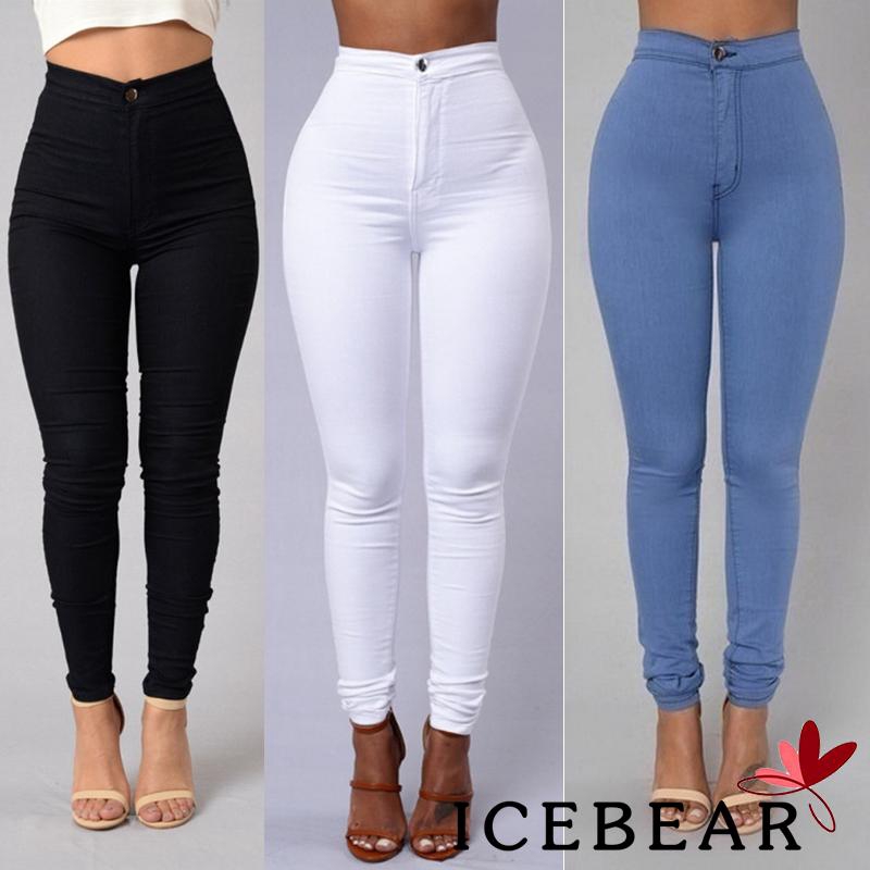 Quần Jean dài lưng cao ôm sát gợi cảm cho nữ