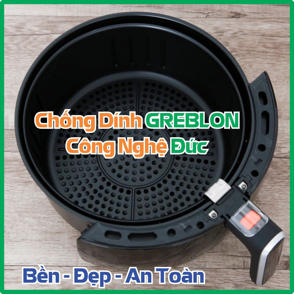 Nồi Chiên Không Dầu Bluestone 5L - 5870 Cơ Bền, Đẹp, Có Video Hướng Dẫn Nấu Ăn Ngon