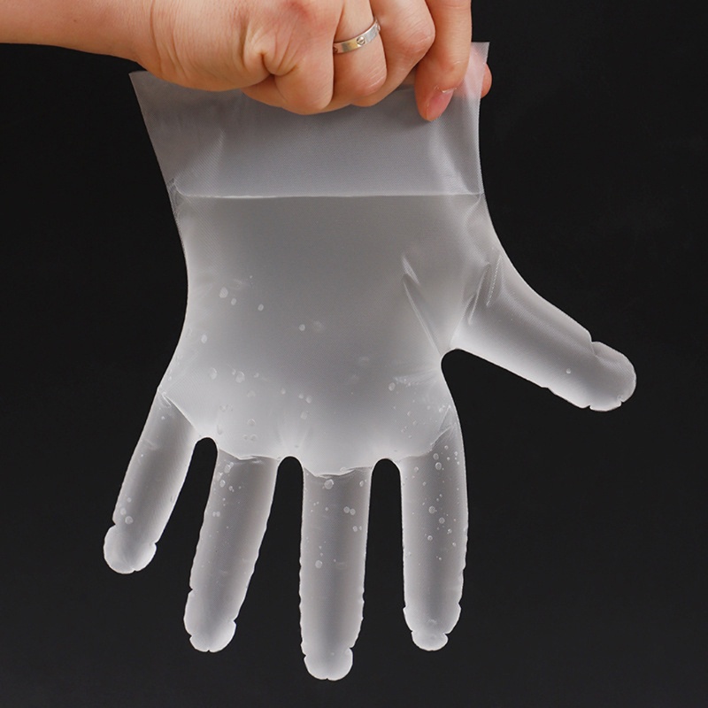 Set 100 Găng Tay Nhựa Bảo Vệ Sử Dụng Một Lần Độ Bền Cao