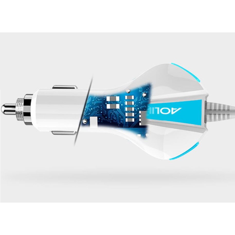 Đốc Sạc 2 Cổng USB Trên Ô Tô - Tối Đa 5 Thiết Bị