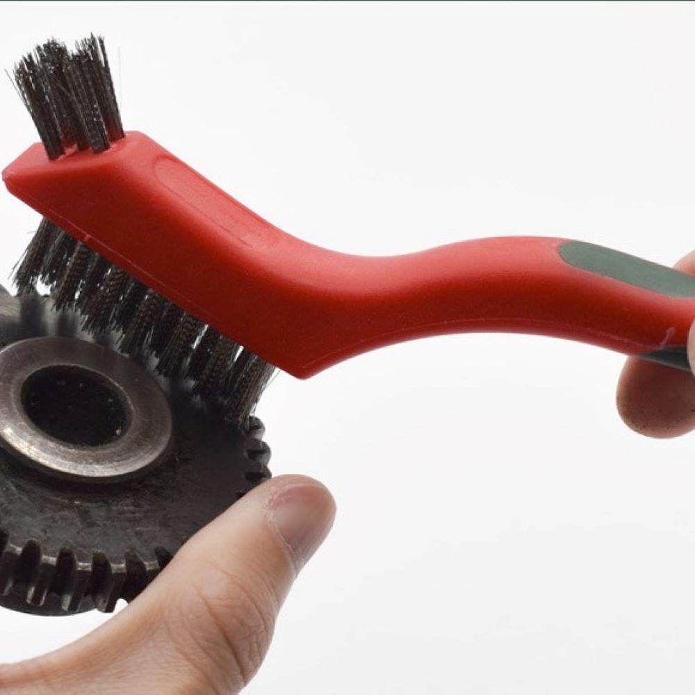 Bàn Chải Sợi Nylon Mini Bằng Thép Không Gỉ Chà Rửa Khử Nhiễm Mạnh