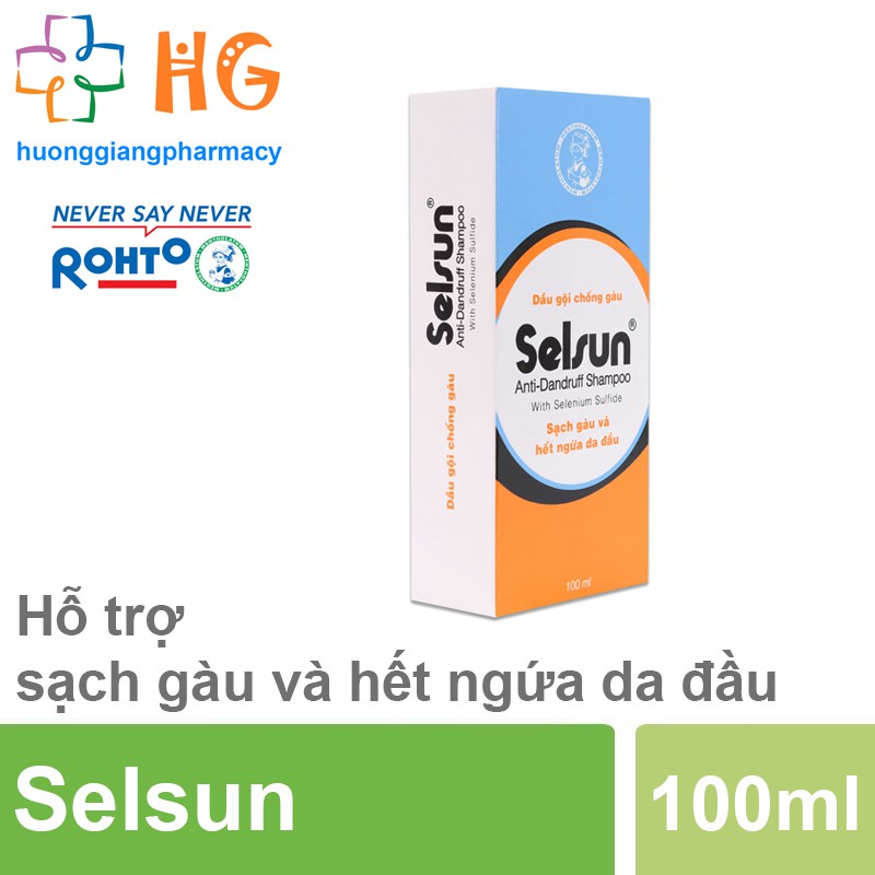 Dầu gội Selsun chuyên dùng cho da đầu gầu và ngứa (Chai 50 - 100ml)