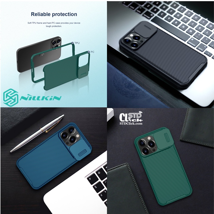 ỐP LƯNG IPHONE 13 PRO NILLKIN CAMSHIELD PRO NILLKIN CHÍNH HÃNG