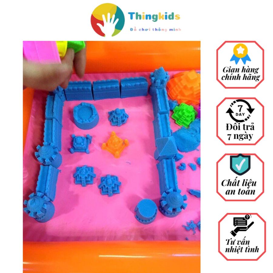 Bộ đất nặn sinh học an toàn cho trẻ-cát động học - Thingkids