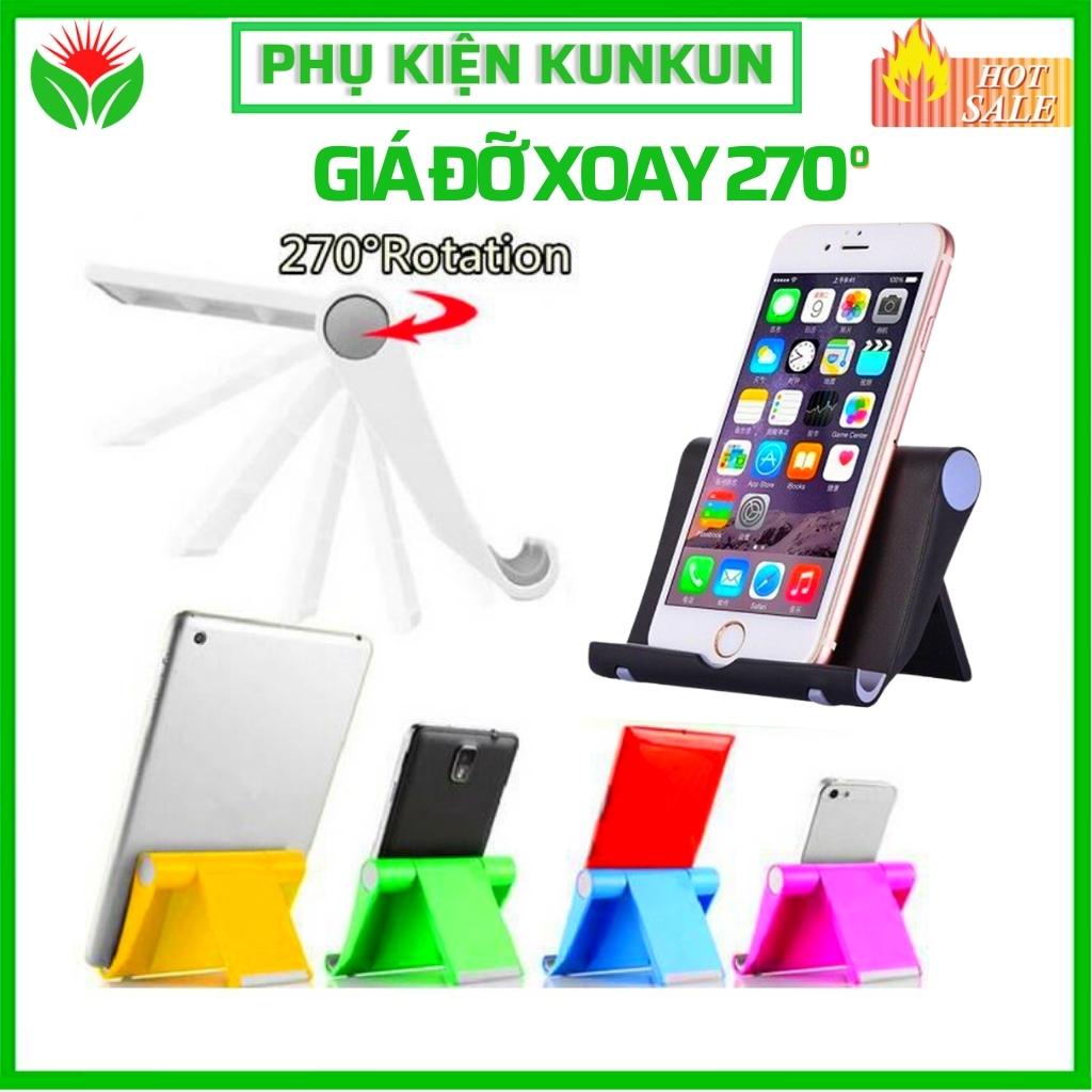 Giá đỡ điện thoại, máy tính bảng, iphone, ipad đa năng, chắc chắn, xoay 270 độ tiện dụng