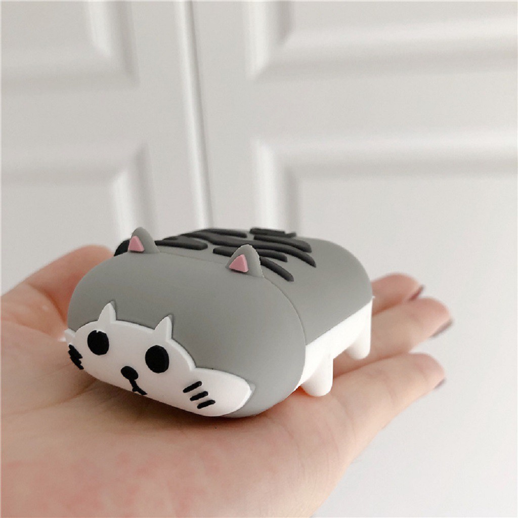 Airpods Case ⚡ Freeship ⚡ CUTE CAT Case Tai Nghe Không Dây Airpods 1/ 2/ i12/ Pro- MOBILE89