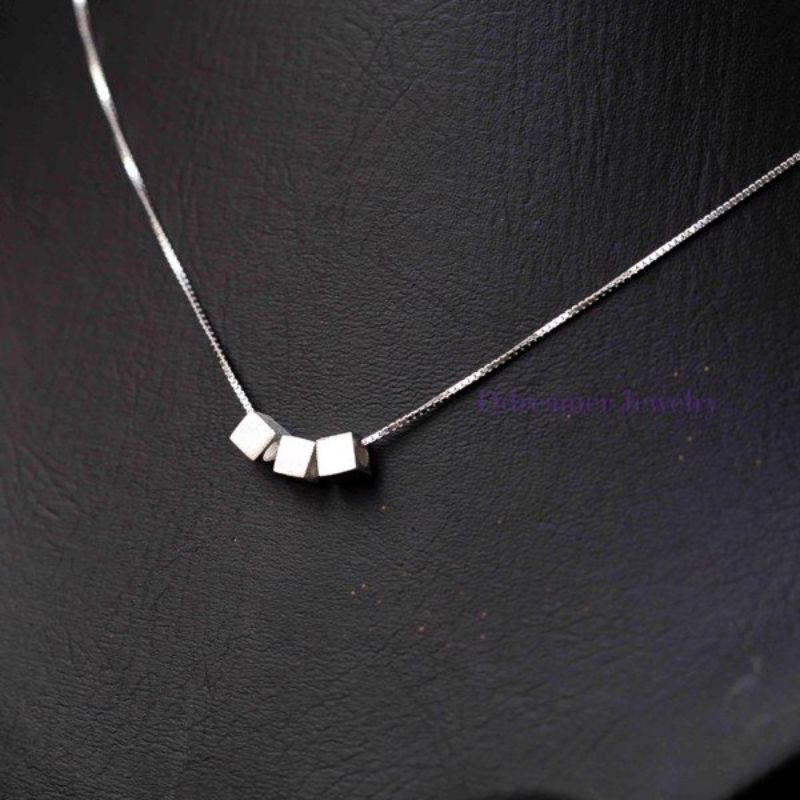 [THANH LÍ] Dây chuyền nữ trơn sợi mì bạc 925 DDREAMER (không bao gồm mặt)