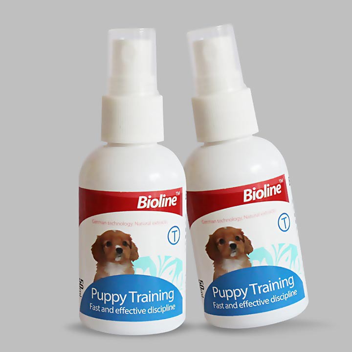 Xịt Hướng Dẫn Cún Đi Vệ Sinh Đúng Chỗ Bioline Puppy Training 50ml - IPET SHOP