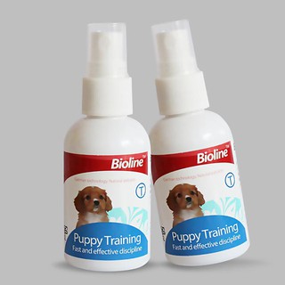 Xịt hướng dẫn đi vệ sinh đúng chỗ Bioline Puppy Training 50ml