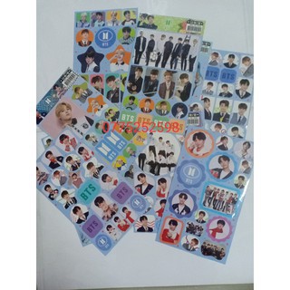 Set 12 tấm sticker Bangtan