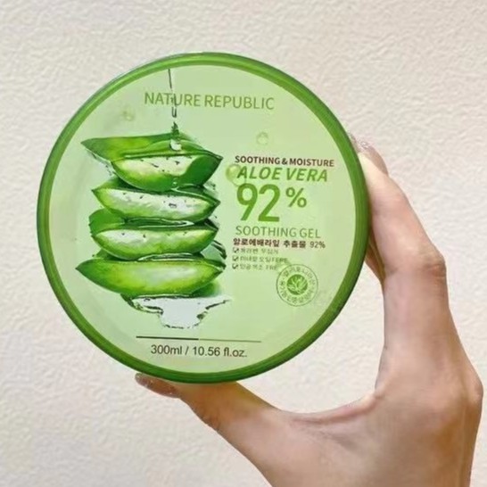 (Q1-HCM) Gel Nha Đam 92% (Nature Republic) - Kem Nha Đam Đa Năng - Gel Lô Hội Dưỡng Ẩm Làm Dịu Mát Da