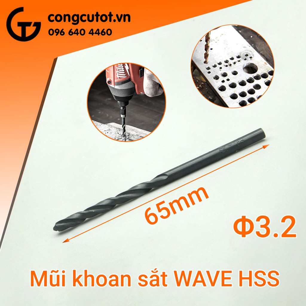 Mũi khoan sắt HHS Waves W200 (∅1-5.5mm)