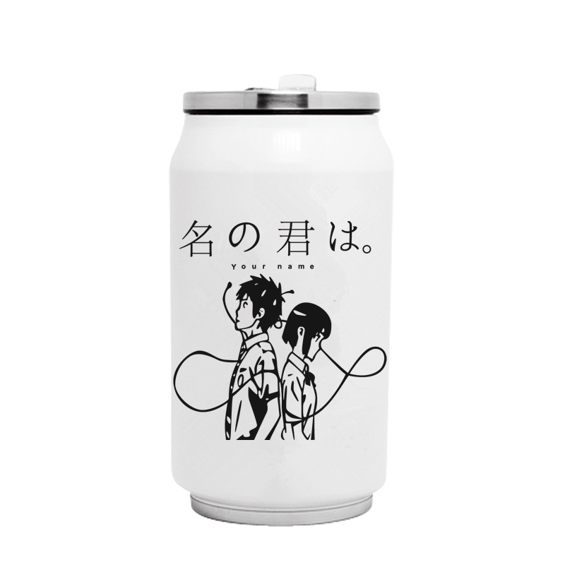 THERMOS Cốc Nước Giữ Nhiệt In Hình Phim Anime Your Name Cao Cấp