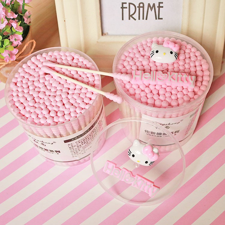 Lọ bông tăm hình Hello Kitty KT178