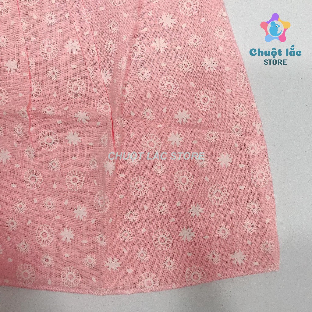 Váy Áo Cotton Chuột Lắc Store Phối Vải Xô Mềm In Hình Dễ Thương Từ Sơ Sinh Đến 2 Tuổi