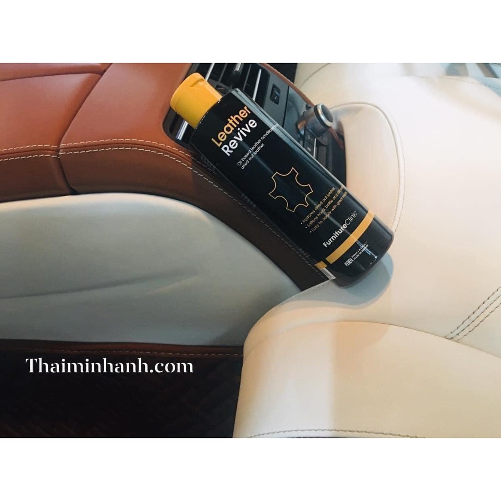 Phục hồi làm mềm da hãng Furniture Clinic Vương Quốc Anh - Leather Revive giúp da mềm và đàn hồi