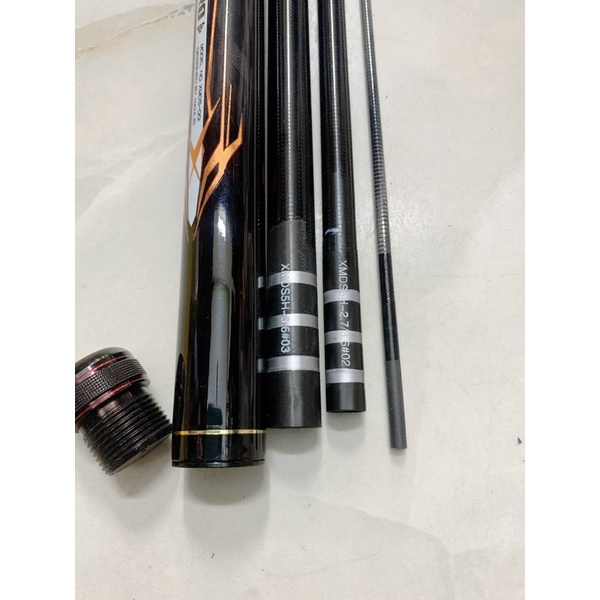 cần cây tay 5H Bạch Vương hộp vàng hãng Hanlen nội địa trung