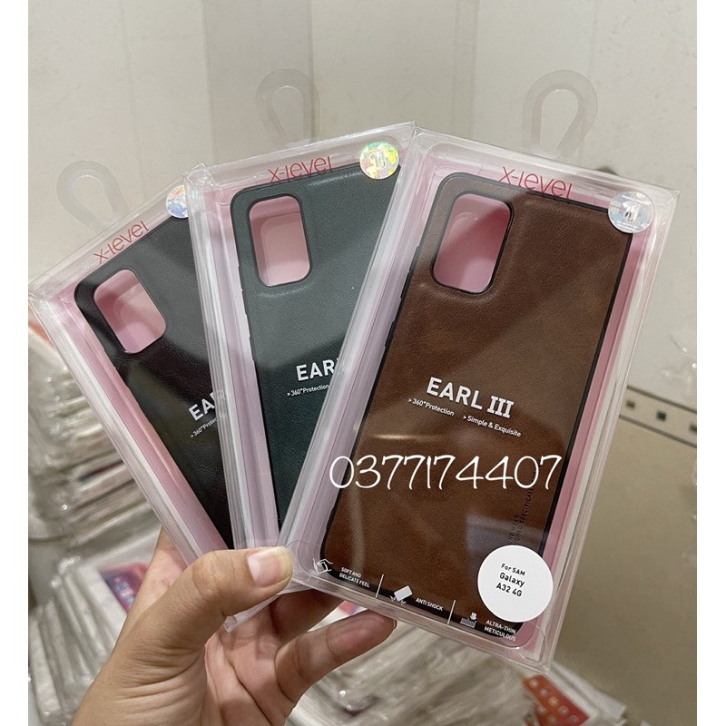 Ốp lưng X-Level da cho Samung A32 4G, A52, A72 5G viền dẻo chống sốc siêu đẹp