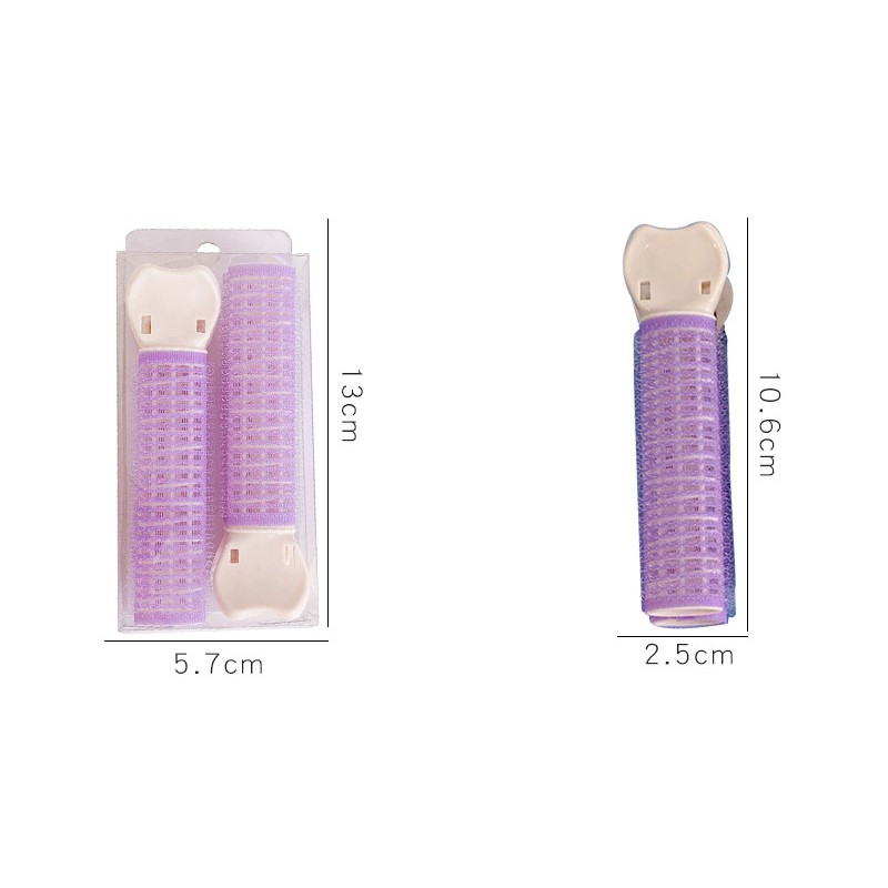 Set 2 lô tóc mái dạng kẹp đơn giản, dễ sử dụng, tiện lợi cho nữ YOS