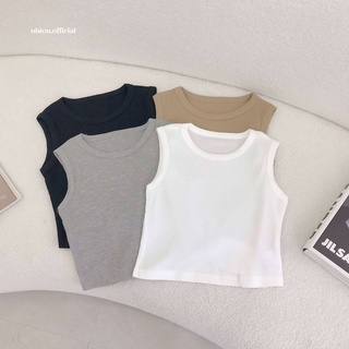Áo sát nách nữ croptop mùa hè nhiennhienvintage BT79